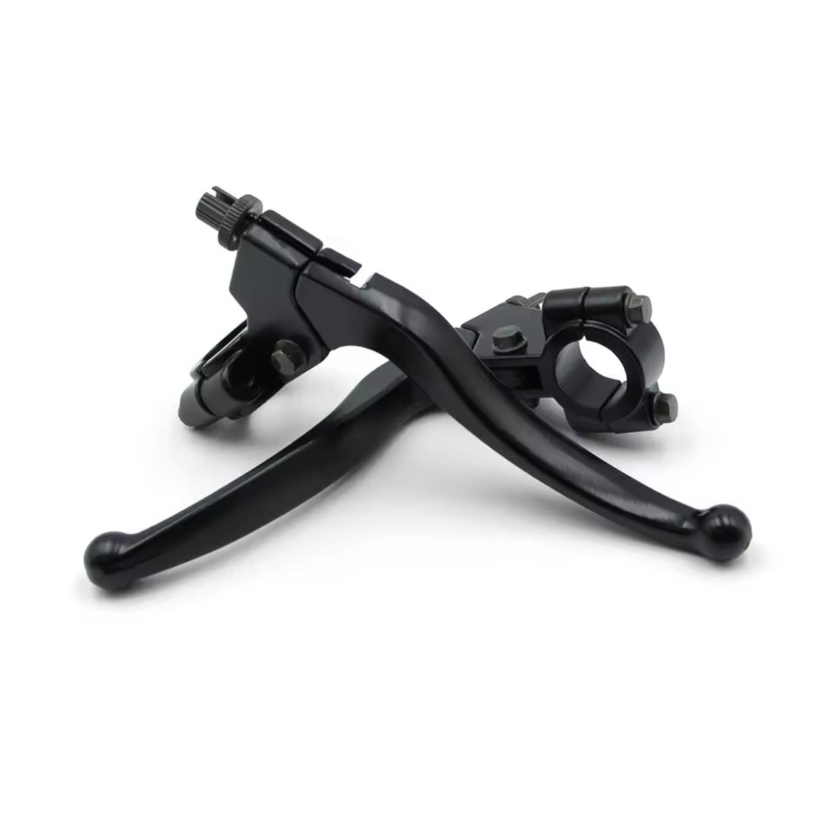 BLACK BRAKE AND CLUTCH PERCH WITH LEVERS
