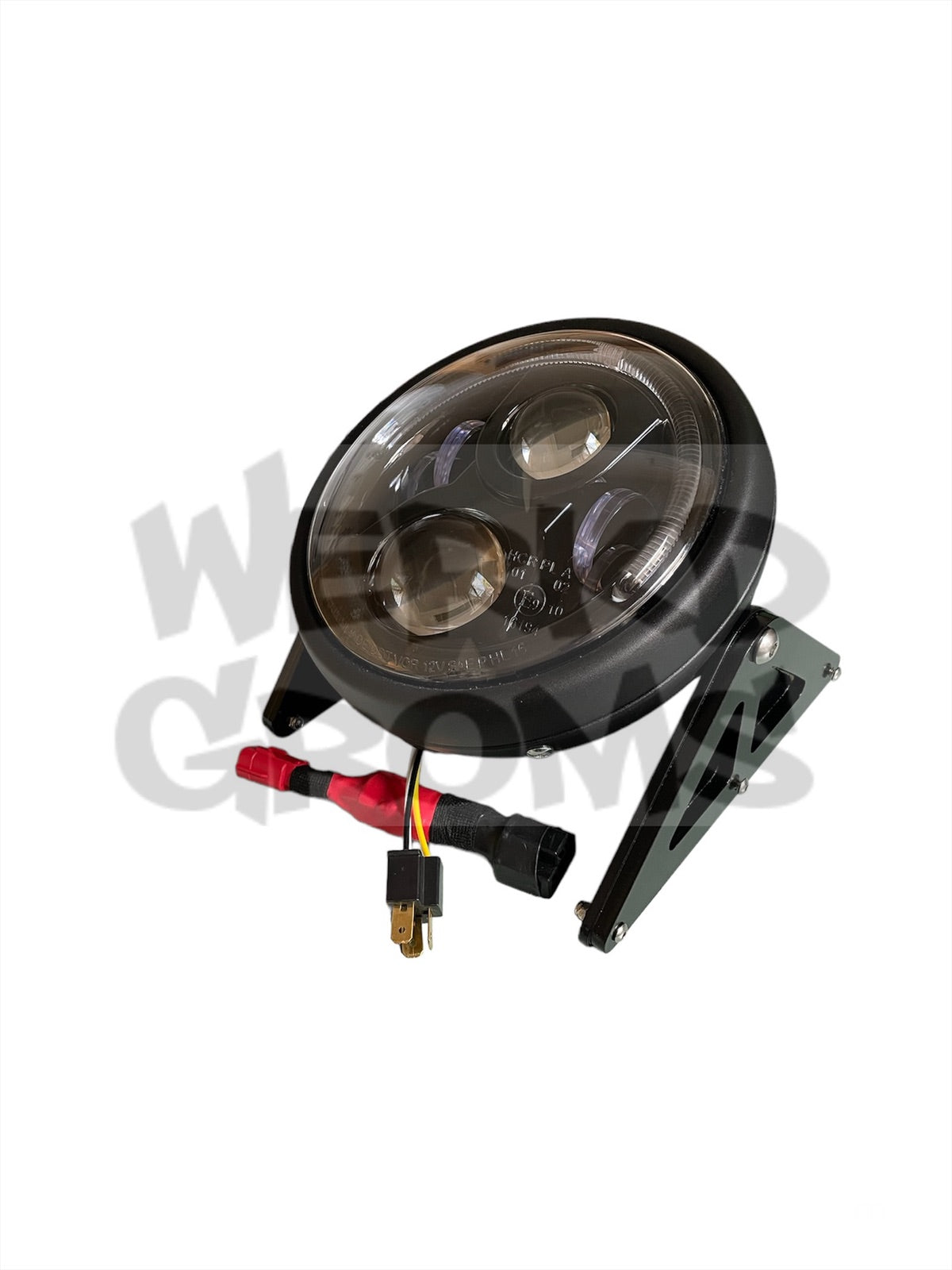 7” CARBON BLACK LED HEADLIGHT KIT